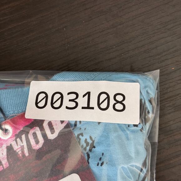 Christian Audigier Crystal Rock Top Womens Medium Crane Blossom Y2K Tunic Shirt - Picture 14 of 14